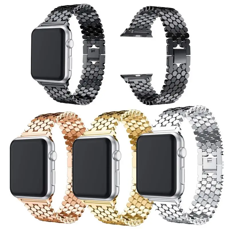 40 мм 44 мм ремешок заменить мужской t ремешок для Apple Watch 5 4 Смарт-часы из нержавеющей стали высококачественный ремешок для часов Ремешок для мужчин и женщин