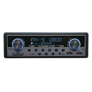 

1 DIN Car MP3 Multimedia Player Bluetooth Radio Car Stereo Radio TF 2 USB AUX Input Receiver Audio Auto Electronics 12V In-Dash