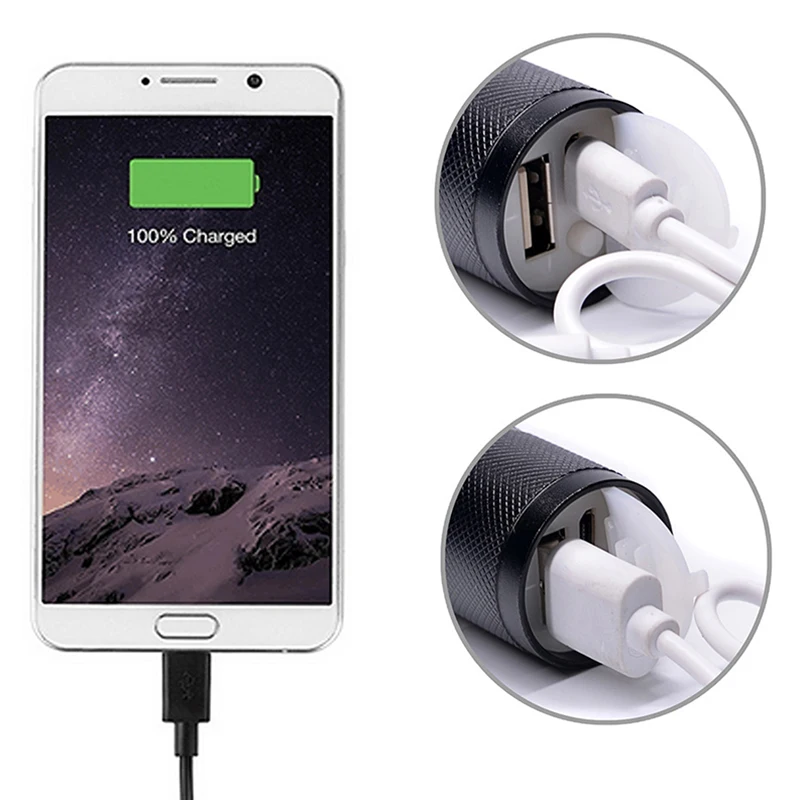 Litwod Z20 power bank функция Micro USB Перезаряжаемый светодиодный флэш-светильник фонарь лампа XML T6 seach масштабируемый светильник лампа светильник ing