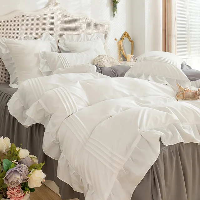 Korean Luxury Bedding Set Bedspread For 