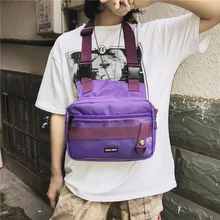 Уличная квадратная большая космическая нагрудная сумка Оксфорд поясная сумка для мужчин женщин модные сумки на талию тактические сумки через плечо G146