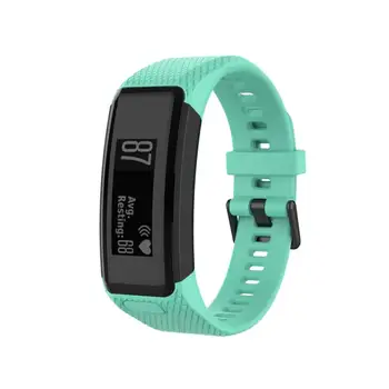 

Watch Band Wrist Strap Bracelet for Garmin Vivosmart HR Strap Original Band Silicone Replacement Wristband Steel Buckle