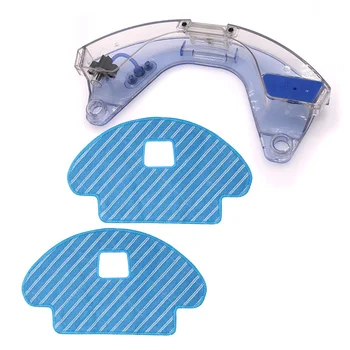 

1*Water Tank + 2*Mop Cloth For Ecovacs Deebot Ozmo 930 DG3G Vacuum Cleaner Parts