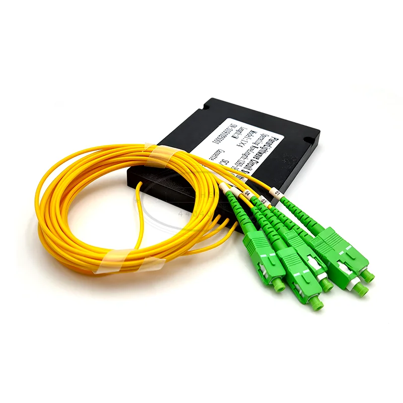

1X4 SC /APC Fiber Optic Splitter FBT Optical Coupler 1x4 SC APC Singlemode simplex plc optical splitter