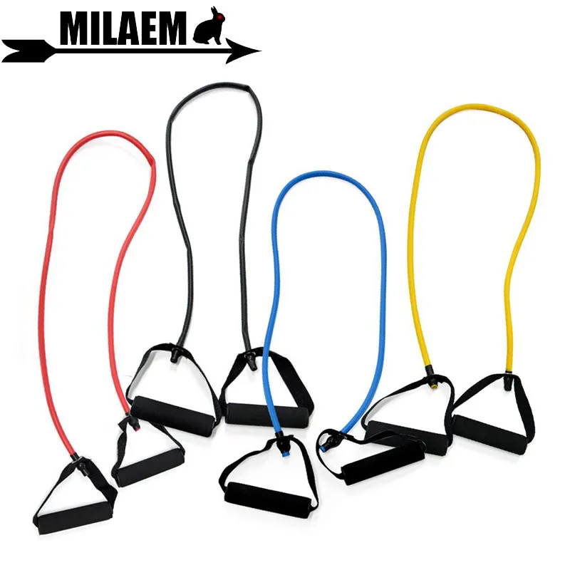 Archery Fitness Sport Training Yoga Pull Rope Chest Expander Resistance Band Tube Multi Function Pull Cord Shooting Accessories