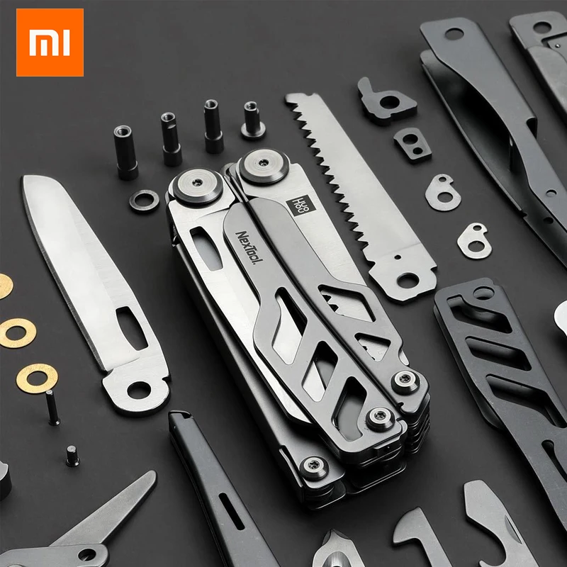 Xiaomi Huohou многофункциональные карманные складные ножи, плоскогубцы, ножницы, лезвие из нержавеющей стали, инструмент для охоты, кемпинга, выживания для трав