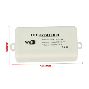 

LEDLUX CL1178 Mini WiFi Led Controller Dimmer CCT RGB Controller automation with iOS Android 12V 24V 5 AX3