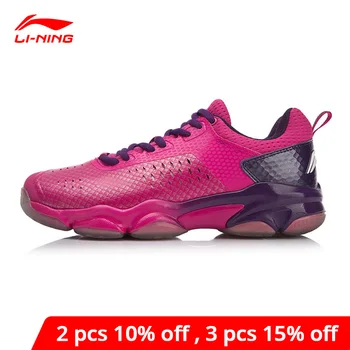 

Li-Ning Women SONIC BOOM Professional Badminton Shoes Wearable PROBAR LOC Stable LiNing li ning Sport Shoes AYZN006 XYY100