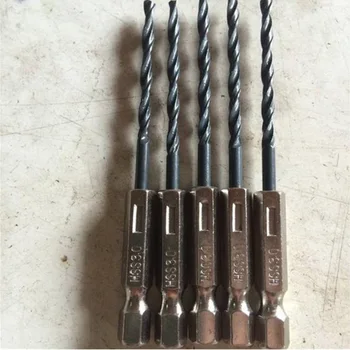 

Hex Shank Drills Set 1/4 Inches High Speed Steel Nitrided Drill 3/4/5 MM Tool