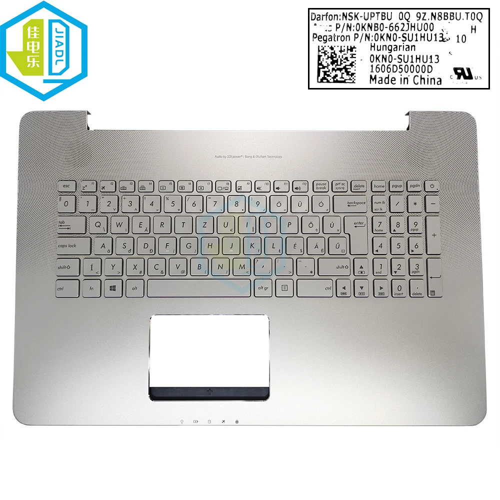 Teclado Russo Retroiluminado para Asus Vivobook N752 N752vx Polônia Árabe Francês Tcheco Romênia 13n0-t2a0911 T2a0611 13nb0ay1am0211 - Imagem 6