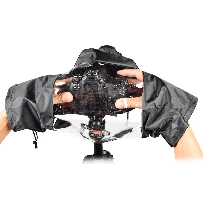 

Waterproof Camera Raincoat Nylon Transparent TPU Camera Rain Cover Dustproof Protector Camera