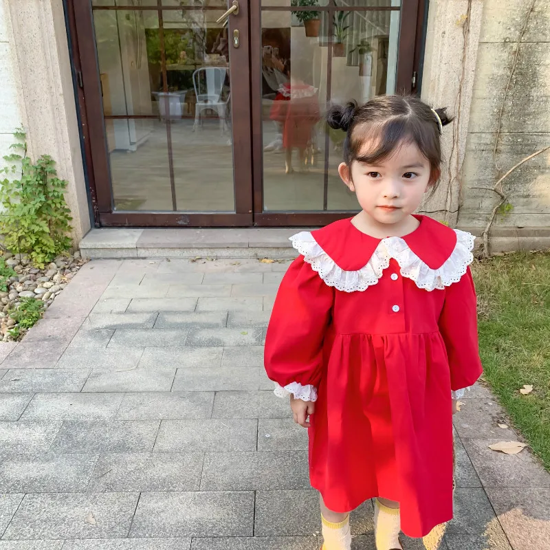 Owligbaby/ г. Платье для девочек в Корейском стиле; модные весенние платья для маленьких девочек; детская одежда; От 1 до 6 лет
