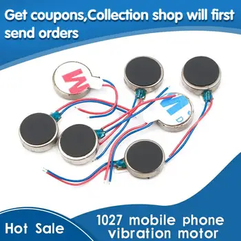 

10x DC 3V 70mA 12000 RPM For Phone Coin Flat Vibrating Vibration Motor Vibration Motor G08 Drop ship 10PCS