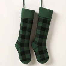 Calcetines JAYCOSIN para mujer, calcetines casuales de invierno de Navidad Vintage a cuadros, calcetines cálidos para regalo, calcetines bonitos de Papá Noel y ciervo, calcetines de Navidad 921