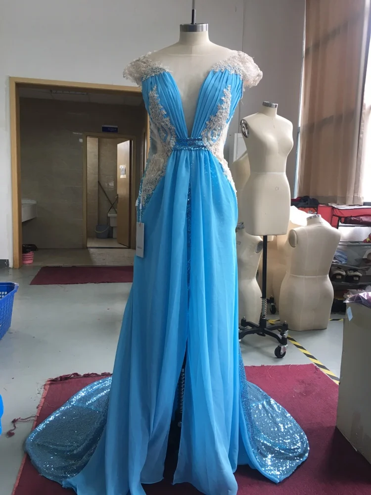 Vestidos De Gala сексуальное длинное платье с открытой спиной в стиле ампир для выпускного вечера Очаровательное платье-Русалка для выпускного с Разрезом Вечернее Платье
