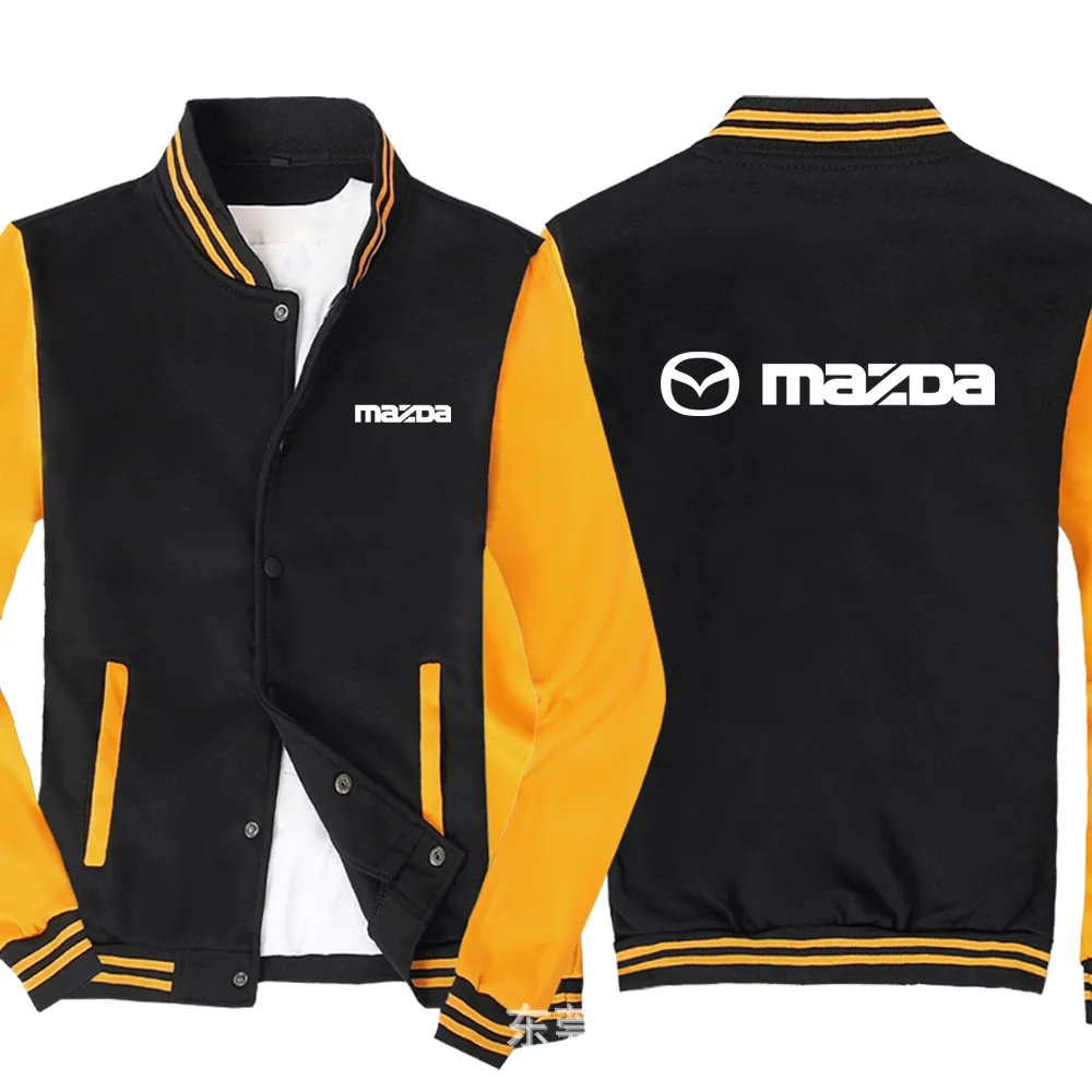 Бейсбольная форма Весна Осень Толстовка для mazda мужская приталенная куртка Мужская Хип-Хоп Harajuku унисекс бейсбольная куртка X