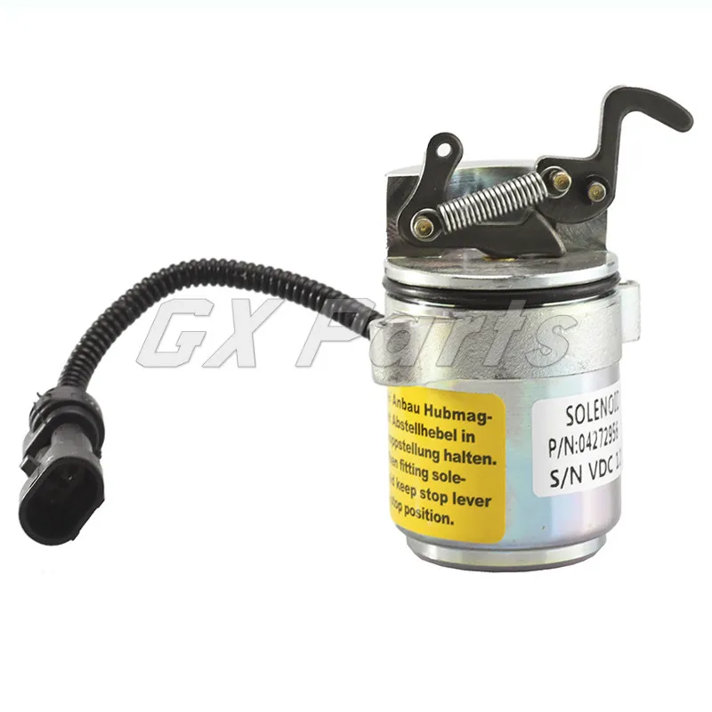 12VDC 04287583 04287116 04102390 Электромагнитная катушка выключения подачи топлива клапана подходят Запасные детали двигателя Deutz F3L1011 F4L1011 F2L2011 BF3L2011