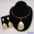 Fashion Nigerian Woman Wedding African Beads Jewelry Set Gold Color Fashion Dubai Gold Color Bridal Gift 26