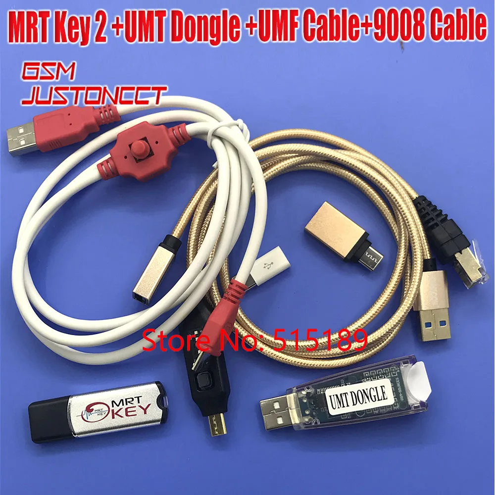 MRT KEY+ UMT Dongle + umf cable + edl cable - GSMJUSTONCCT -F1