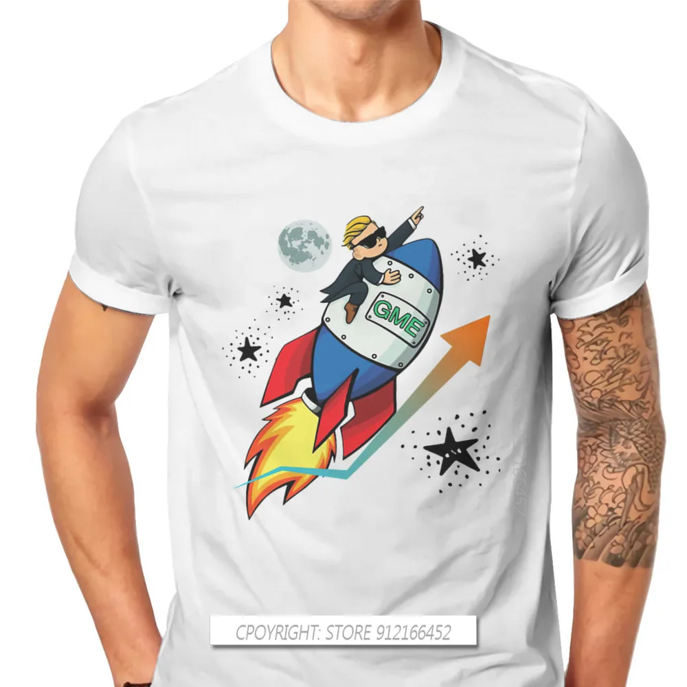 Gamestonk Tshirt Wallstreetcaldawsb Gamestop Stonks Style Streetwear T Shirt Uomo Tees Abiti Regalo