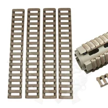 Тактическая защита для рук с резиновым покрытием 18 слотов для карт низкая proflie направляющей для AR15 M4a1 M4 с креплением и ткацких рельсов 4 шт./упак. полиэстер