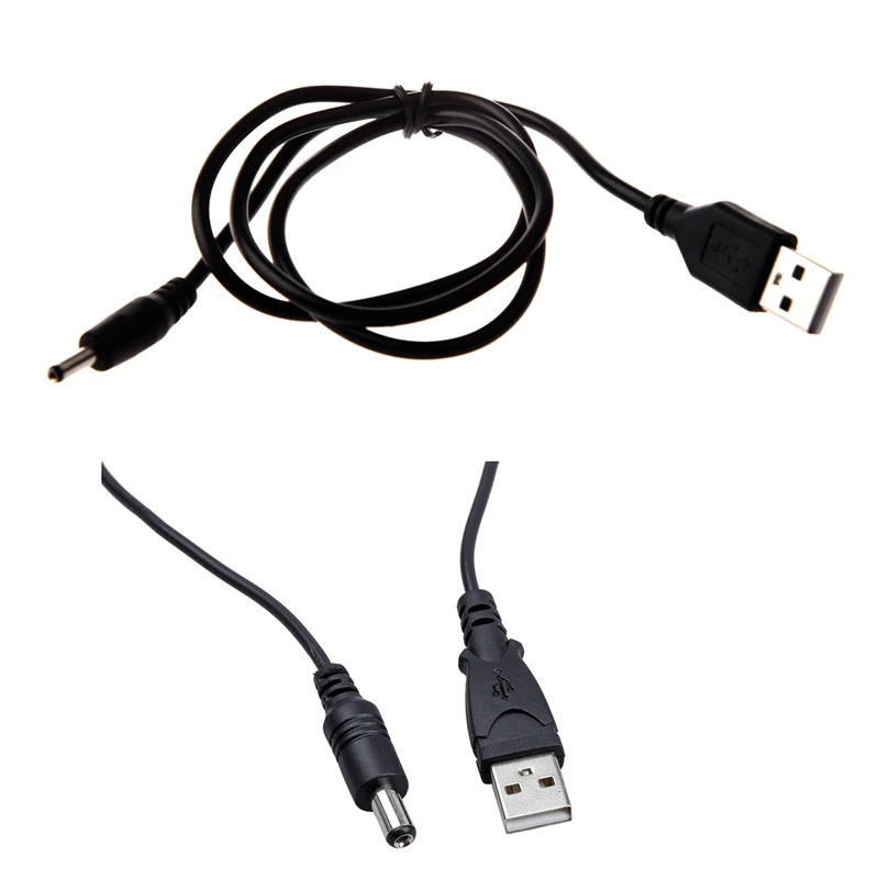 USB до 5,5 мм/2,1 мм 5 В DC баррель Jack кабель питания и USB до 3,5 мм баррель Jack 5 В DC кабель питания