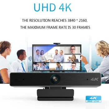 

C98 4K UHD Video Call Webcam For Video Conference streaming Recording 5X Digital Zoom Web Camera Web cam for Windows Laptop PC