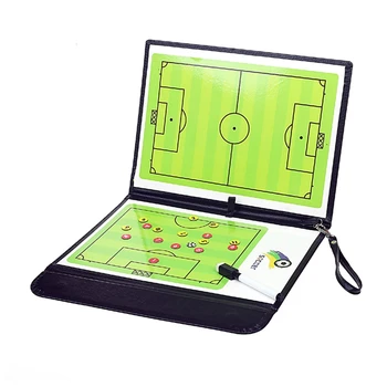 

Football Tactics Board Foldable Football Coach Clipboard Magnetic Folding Football Tactics Board For Competition