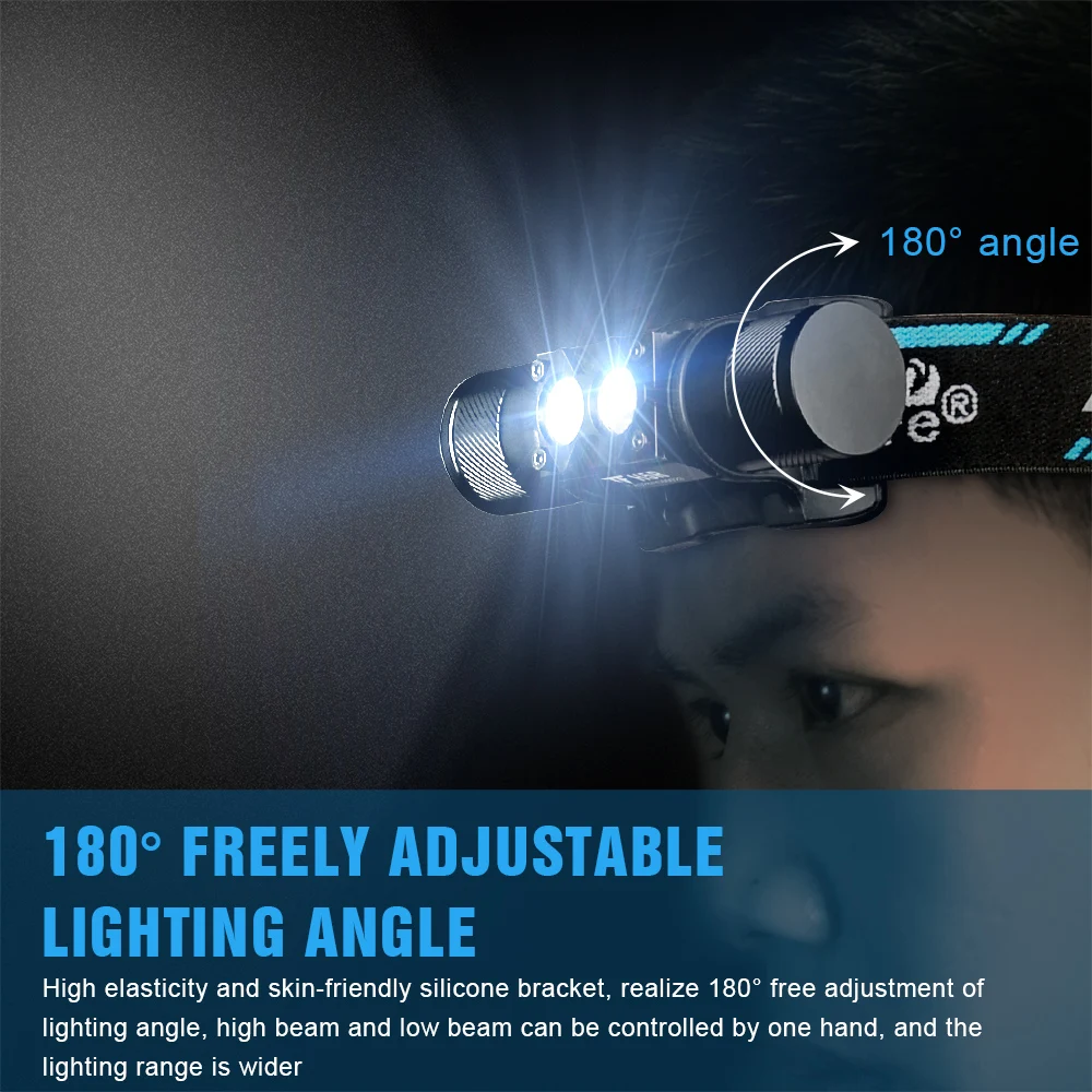 Trustfire-H5R Led 工 18650 ͸ USB  Ʈ, 600lm   , ,   ķ