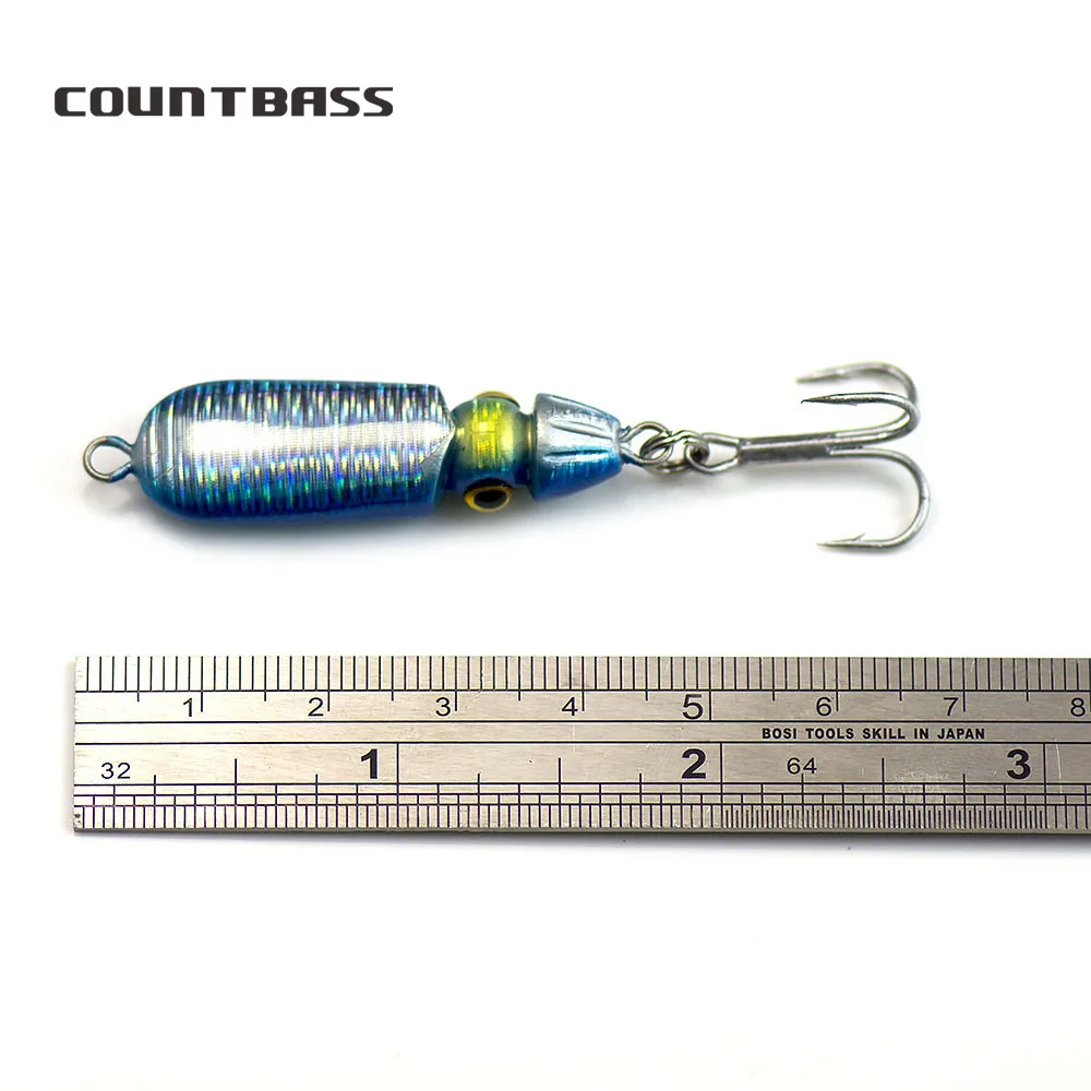 5pcs 8g 23g Micro Fishing Jigs with treble hook, Metal Jig Lures, Sea Bass  Jig, mini jigging lure