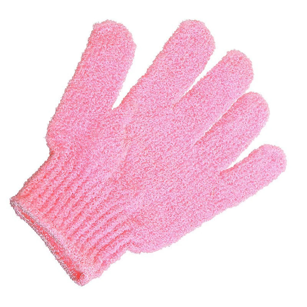 Peeling Exfoliating Mitt Glove For Shower Scrub Gloves Resistance Body Massage Sponge Wash Skin Moisturizing SPA Bath Glove 6