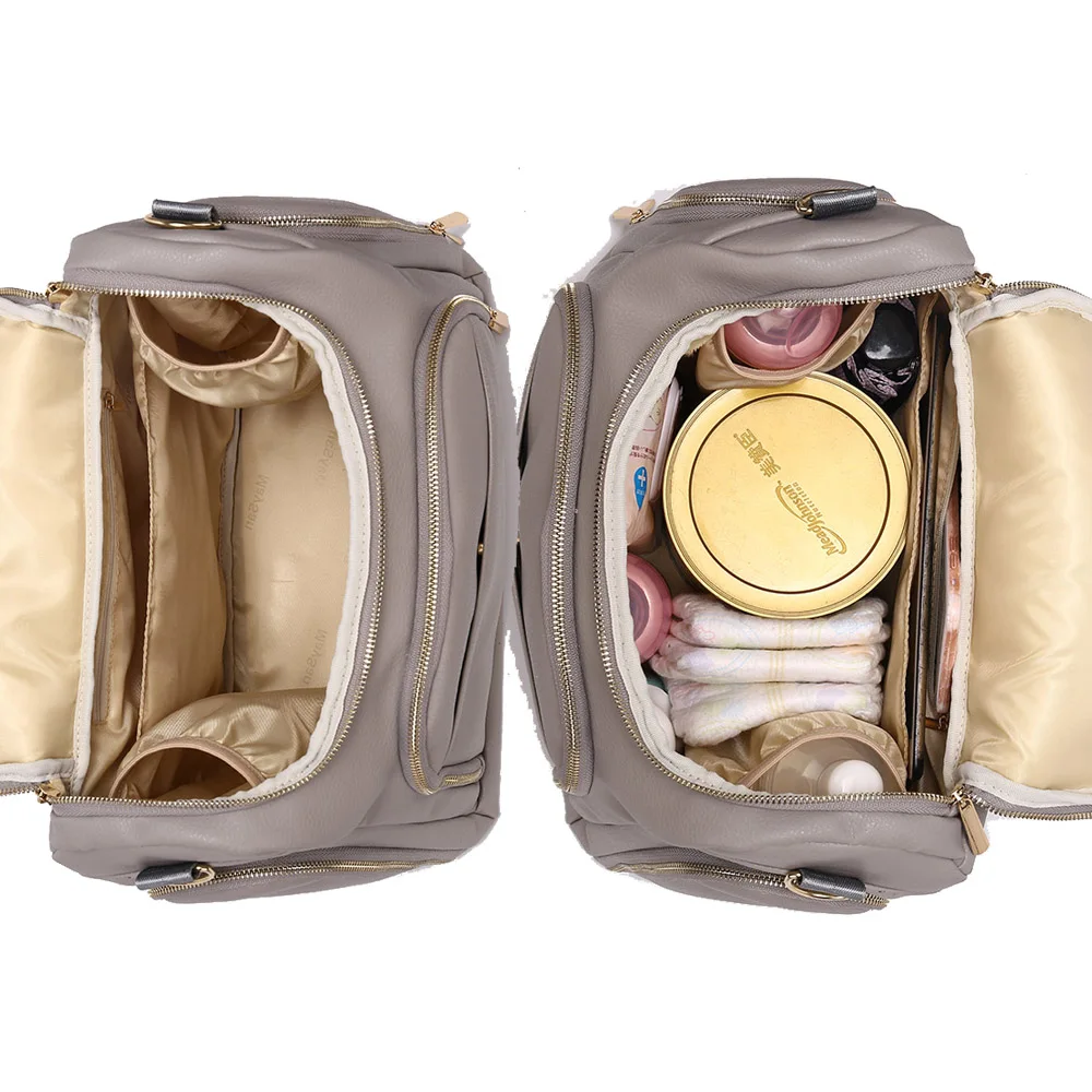 Брендовая детская сумка модный подгузник из искусственной кожи большой рюкзак