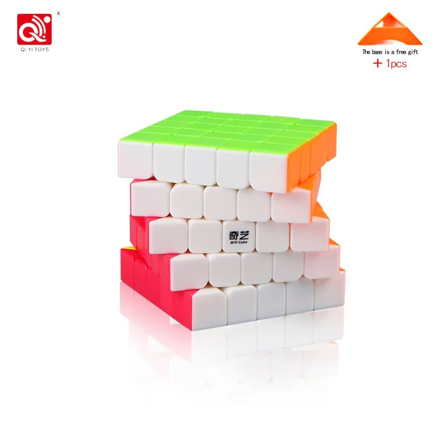QiYi QiZheng, 5x5x5, магический куб, черная наклейка, профессиональные скоростные Детские кубики, игрушки, головоломка, обучающая, Cubo Magico, Подарочные игрушки - Цвет: 3