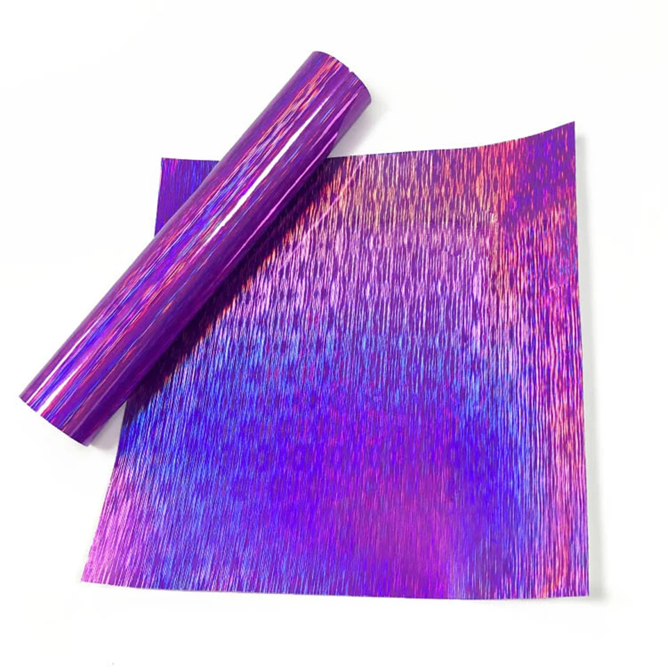 Holographic Brushed Craft Adhesive Vinyl, 12 X 12 Inch Starlight