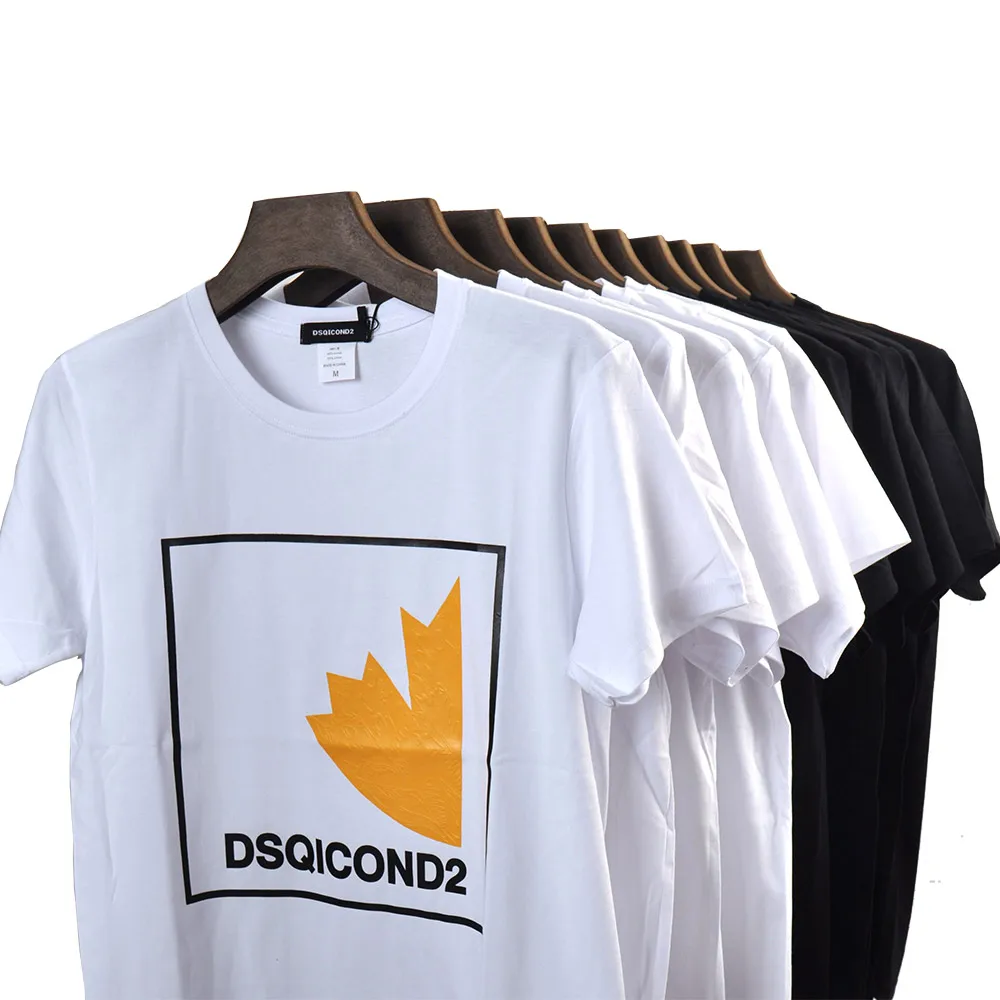 

DSQICOND2 Cotton Men Tees Short Sleeves T-Shirts ICON print t shirt women casual cool summer t-shirt women short sleeve Tshirt