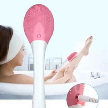 

Waterproof Electric Bath Brush Long Handle USB Shower Bath Cleaning Brush Spa Skin Body Massage Brush