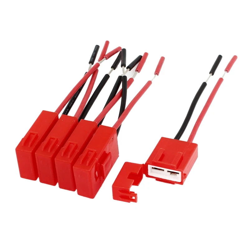 5 шт. красный пластик покрытием Авто ATC лезвие Встроенный держатель предохранителя