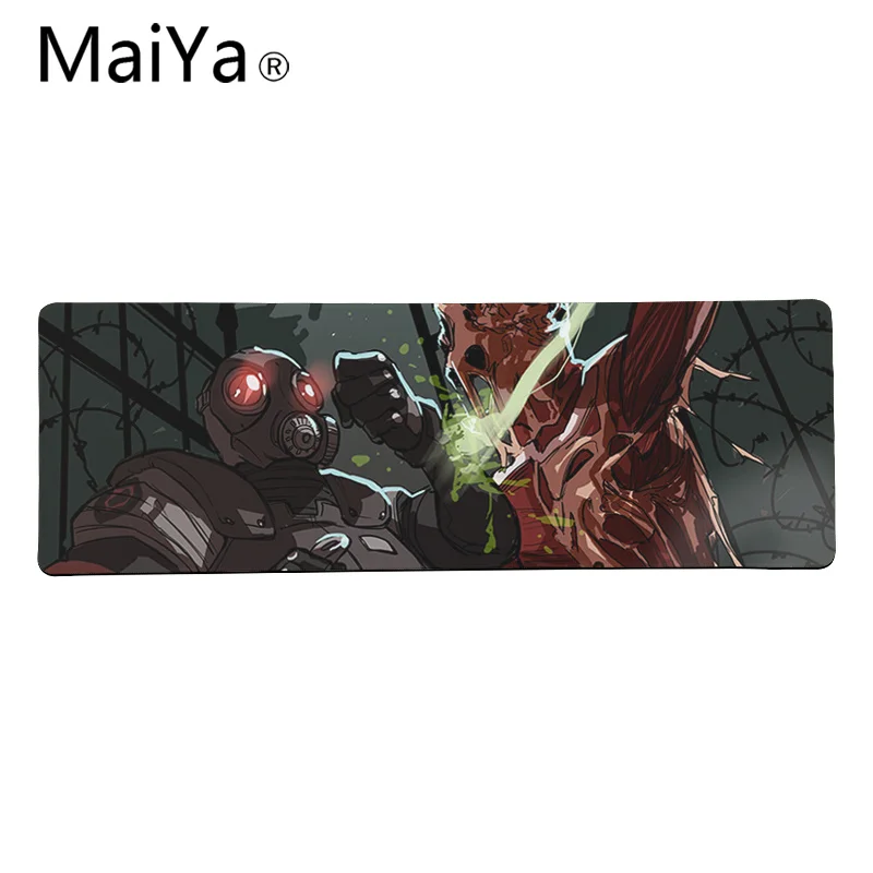 Lock Edge 30x80cm Maiya высокое качество Daymare 1998 прочный резиновый коврик для мыши коврик большой коврик для мыши клавиатуры коврик - Цвет: Lock Edge 30x80cm