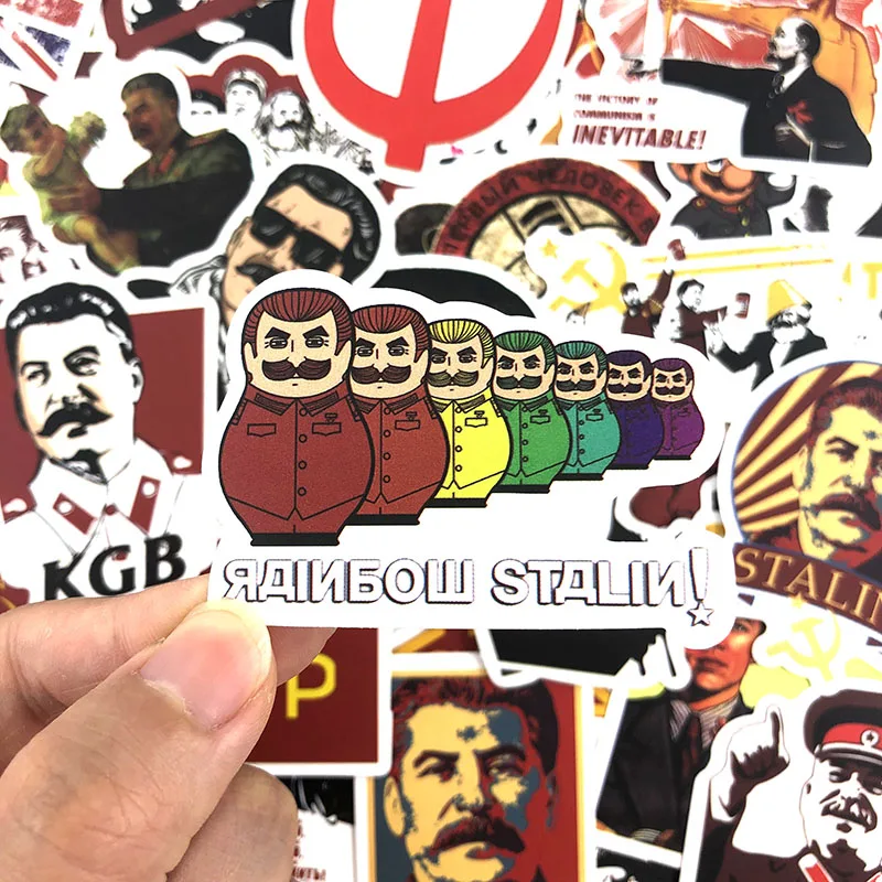 50 шт./компл. Сталин СССР CCCP граффити наклейки для багажа ноутбука ноутбук электроскутер велосипед дневник канцелярские наклейки