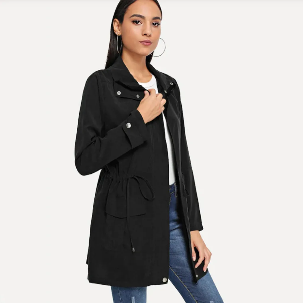 Ropa mujer плащ женский casaco feminino sobretudo feminino moda feminina manteau femme corta vento feminina длинный рукав Z4
