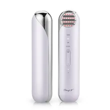 

CkeyiN EMS Facial Lifting Massager RF Cool Compress Shrink Pore Anti Age Wrinkle Remover LED Photon Face Skin Tightening Beauty