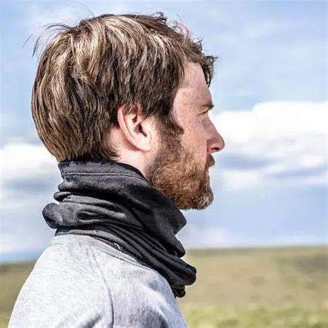 Шарф унисекс из 100% мериносовой шерсти воротник бандана для женщин и мужчин шарф