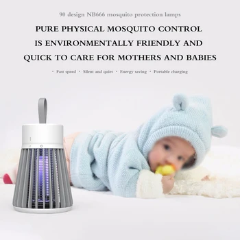 

Mosquito Killer Lamp Mosquito Trap Insect Killer Light Bulb Fly Bug Night Light Electronic Mosquito Killer Pest Repellent Lamp