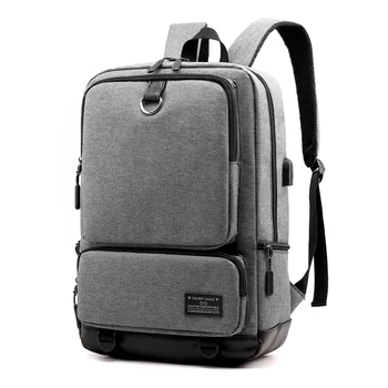 

New Travel Backpack Business Durable Bagpack With USB Charging Port Water Resistant Plecak College School Computer Back Pack Men