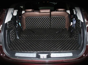 

Custom Special trunk mats for Nissan Pathfinder 7seats waterproof boot carpets for Pathfinder -2013
