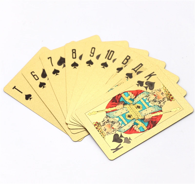 Игральные Карты Золотые Купить