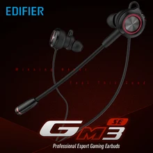Игровая гарнитура EDIFIER GM3SE, двойные микрофоны, двойные движущиеся катушки, наушники, точное акустическое позиционирование, дугообразные наушники