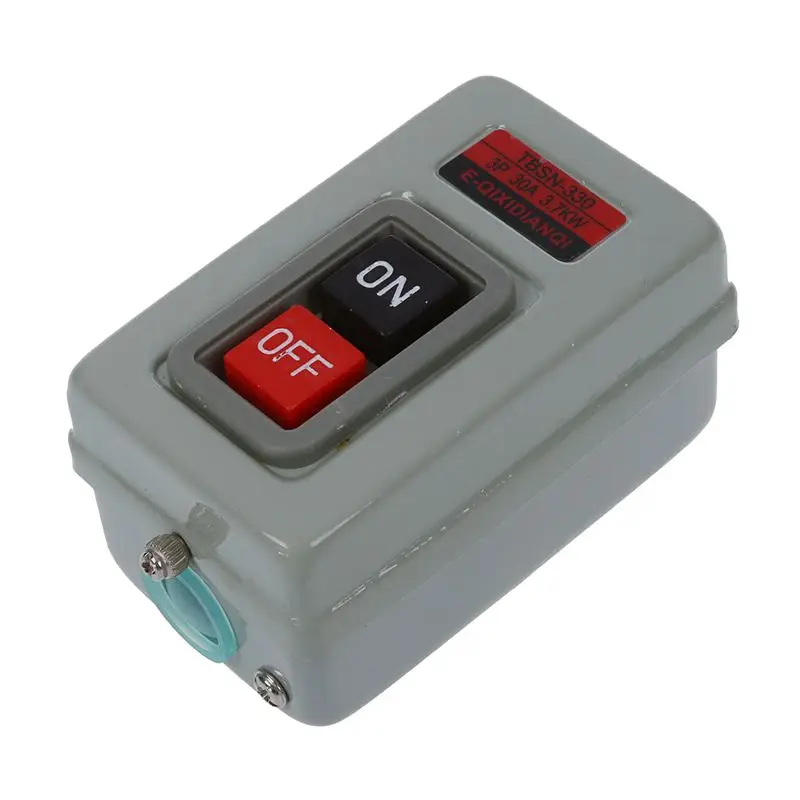 

HTHL-TBSN-330 ON/OFF 3 Phases Self Locking Push Buttton Switch 30A 3.7KW