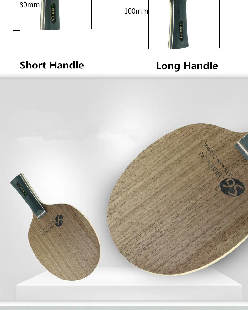 Super Quality Table Tennis Racket Blade Walnut Ayous 5 Plywood 2 Ply Carbon Ping Pong Blade for Senior Players S6 (3)