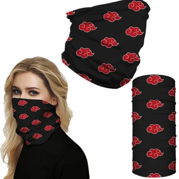 

Anime NARUTO Uchiha Itachi Akatsuki Ninja Motorcycle Cycling Neck Scarf Half Face Masks Bandana Headband Cosplay Balaclava